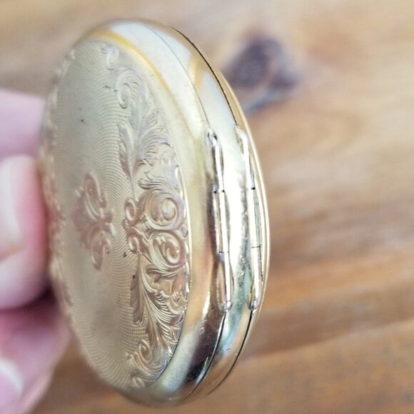 Colibri Pocket Watch Incabloc 17J Swiss Gold Tone Parts or Project Only READ - Picture 10 of 11